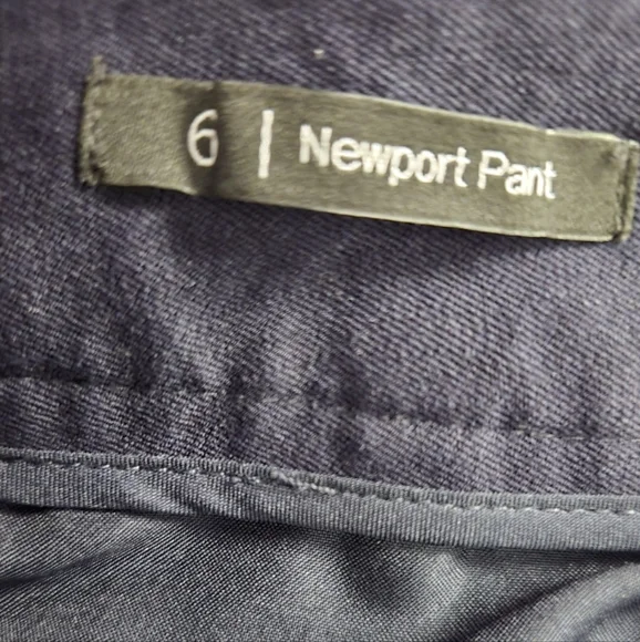 Talbots Newport Pant Blue Women's Wide Leg Pants - Picture 5 of 9